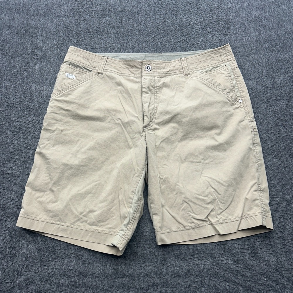 KÜHL Men's Size 38 Radikl Performance Hiking Shorts Tan‎ Desert Khaki Quick Dry